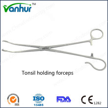 EN T Instrumentos cirúrgicos Tonsil Holding Forceps